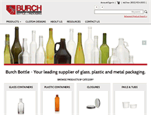 Tablet Screenshot of burchbottle.com